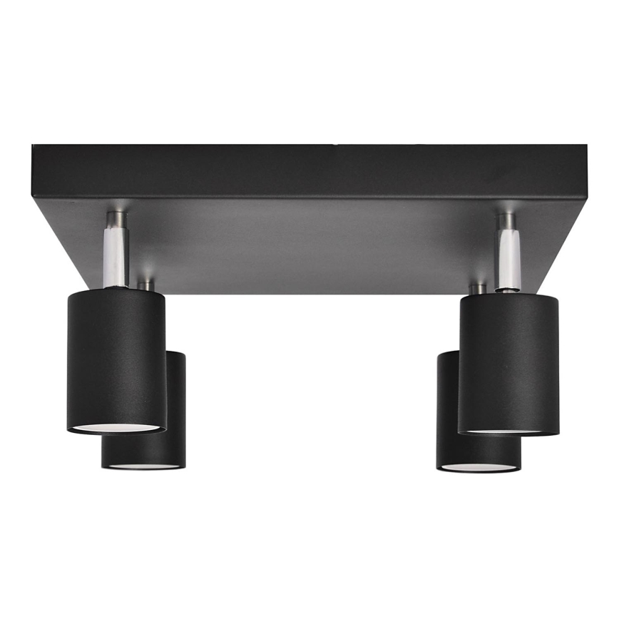LED Luce Spot a LED TUNE 4xGU10/4,8W/230V nero