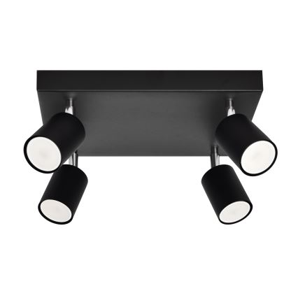 LED Luce Spot a LED TUNE 4xGU10/4,8W/230V nero