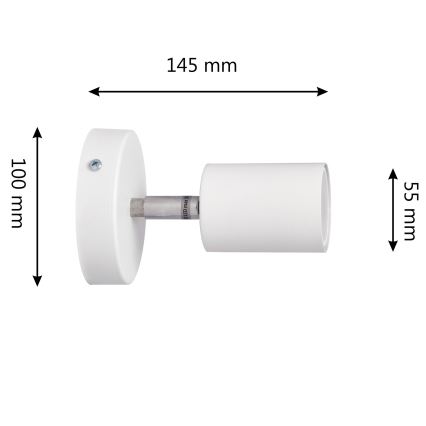 LED Luce Spot da parete a LED TUNE 1xGU10/4,8W/230V bianco