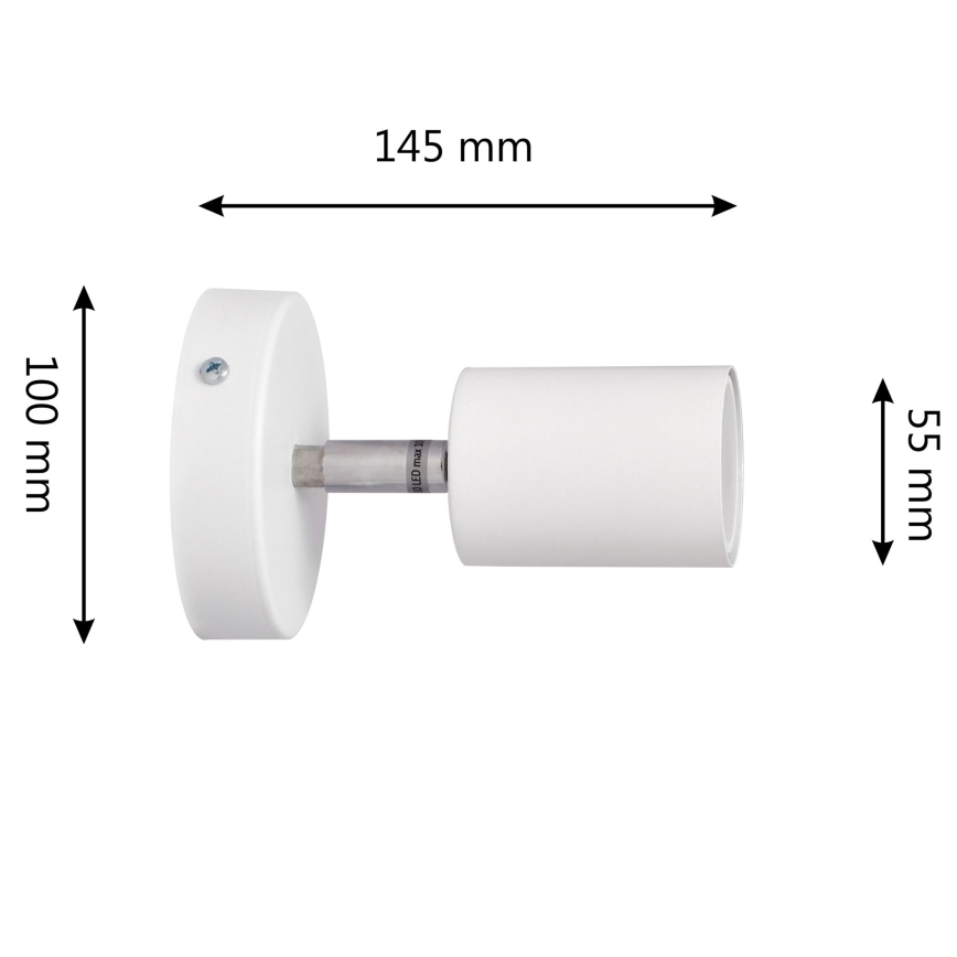 LED Luce Spot da parete a LED TUNE 1xGU10/4,8W/230V bianco