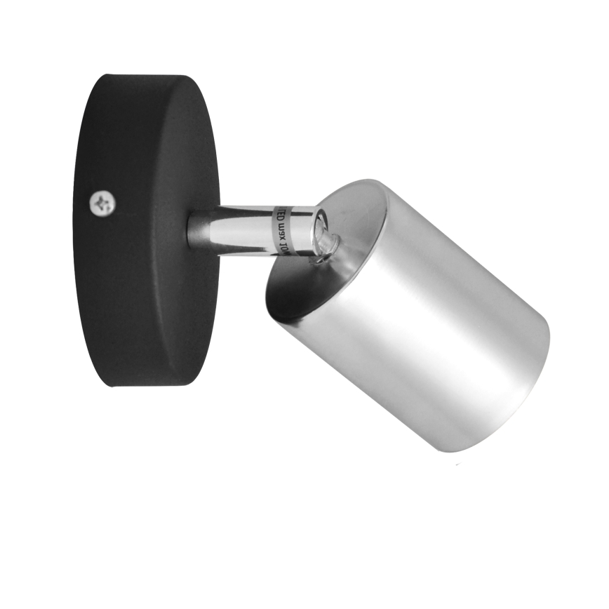 LED Luce Spot da parete a LED TUNE 1xGU10/4,8W/230V cromo opaco/nero