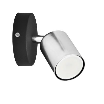 LED Luce Spot da parete a LED TUNE 1xGU10/4,8W/230V cromo opaco/nero