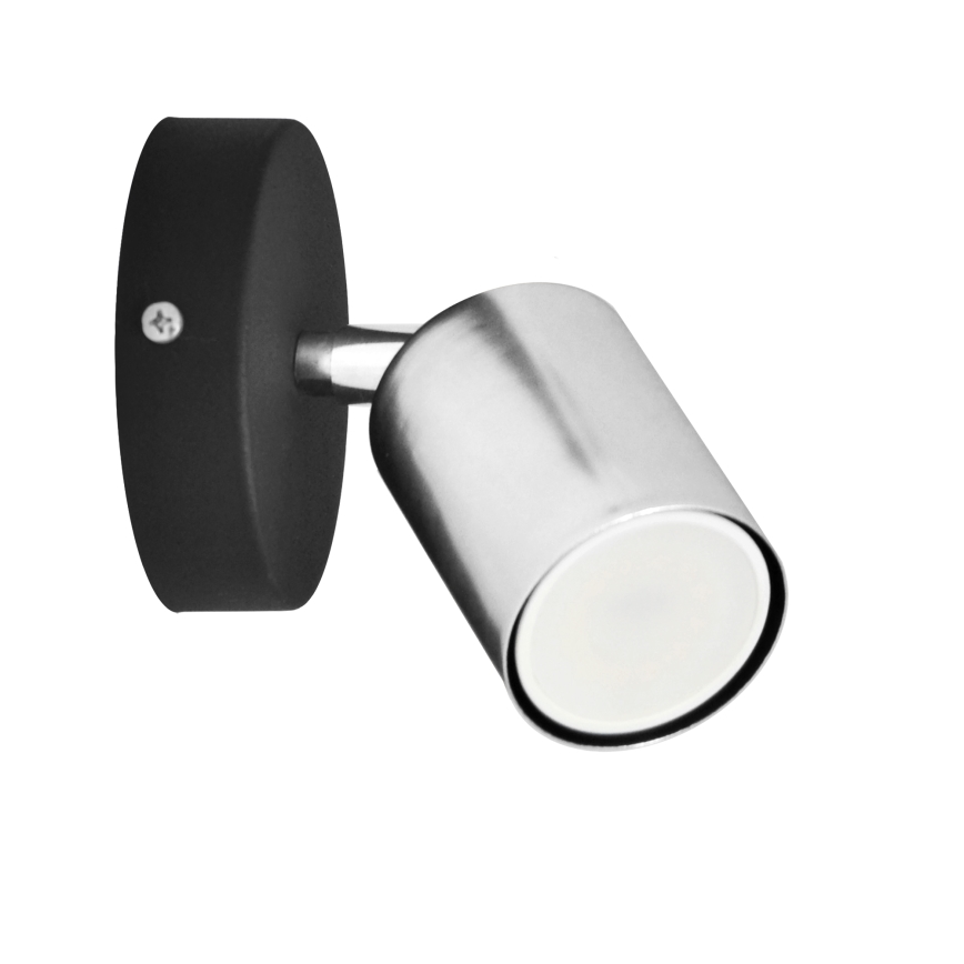 LED Luce Spot da parete a LED TUNE 1xGU10/4,8W/230V cromo opaco/nero