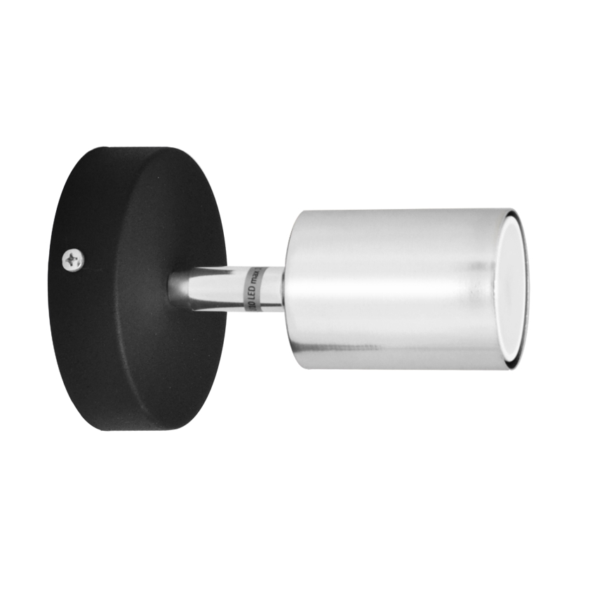 LED Luce Spot da parete a LED TUNE 1xGU10/4,8W/230V cromo opaco/nero