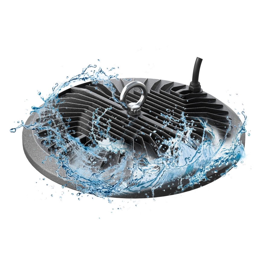 LED Luce tecnica per impieghi gravosi HIGHBAY LED/200W/230V 4500K IP65 grigio