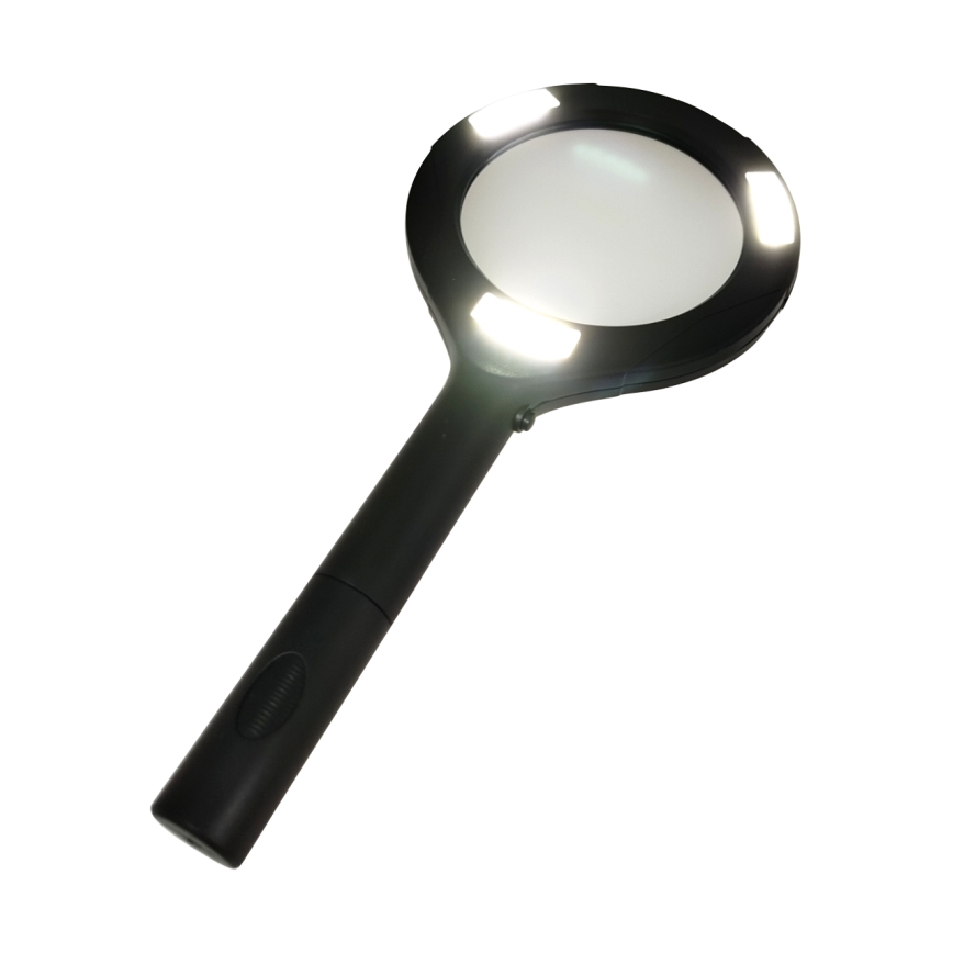 LED-Lupe 3×Vergrößerung mit LED-Beleuchtung/3W/2xAA IP22