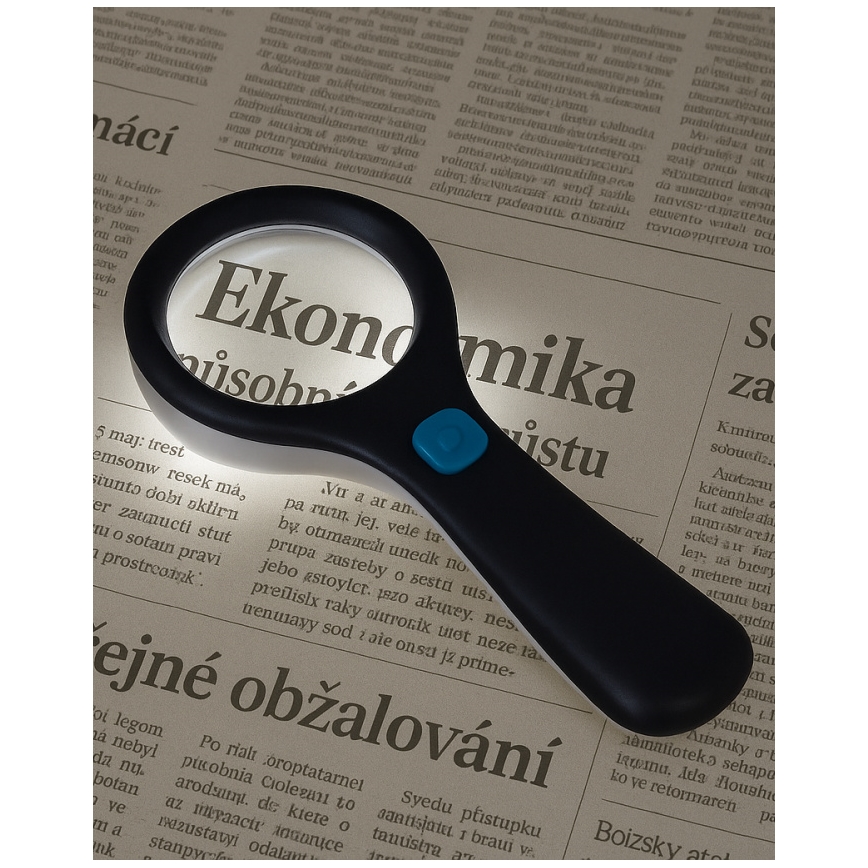 LED Lupe 3×Vergrößerung mit LED-Beleuchtung/3W/2xAAA IP22