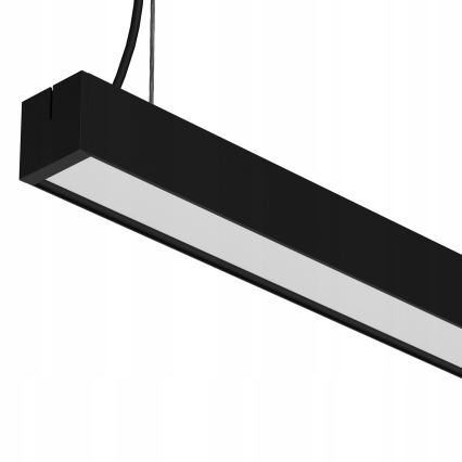 LED-Lüster an Kabel/aufgesetzte LED/44W/230V 3000K 120 cm schwarz