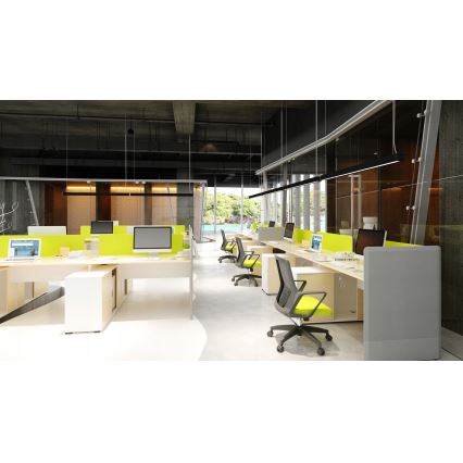 LED-Lüster (Pendel-/Aufbauleuchte) LED/44W/230V 4000K 120 cm schwarz