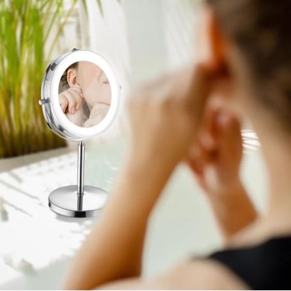 LED Miroir cosmétique LED/3W/6V IP44