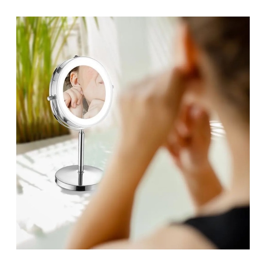 LED Miroir cosmétique LED/3W/6V IP44