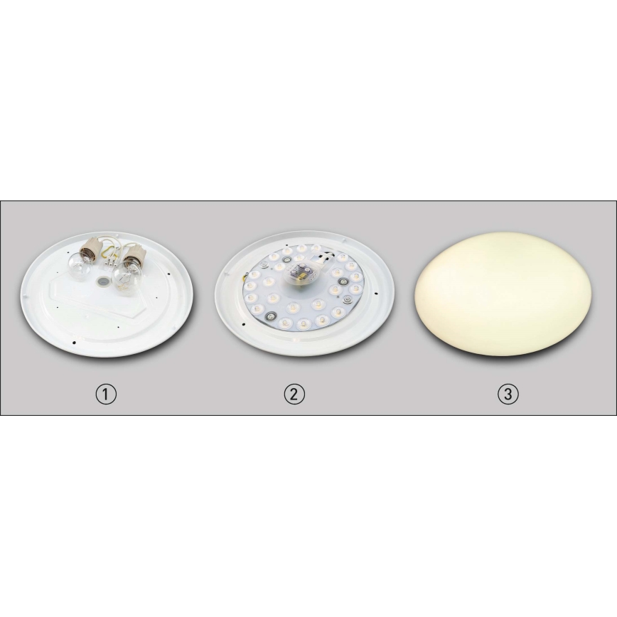 LED Modulo magnetico LED/12W/230V diametro 12,5 cm 3000K