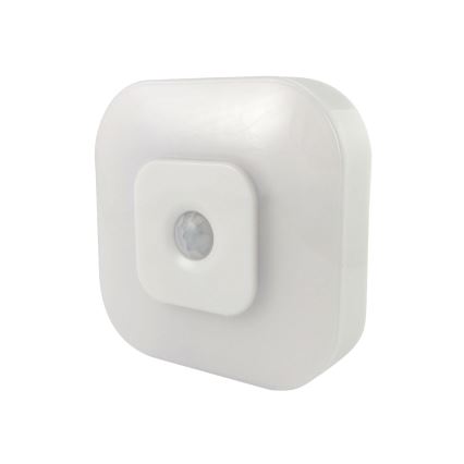 LED-Nachtlicht mit Sensor LED/0,5W/4,5V 3xAAA weiß