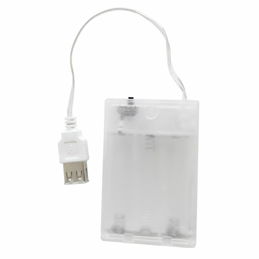 LED-Neon-Wanddekoration LOVE LED/3W/3xAA USB rot