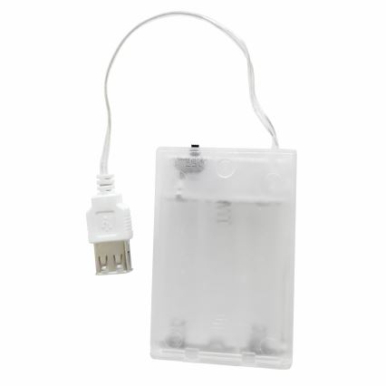 LED-Neon-Wanddekoration PLANET LED/3W/3xAA USB blau/gelb
