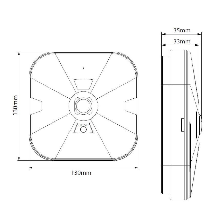 LED-Notleuchte GATRION LED/3W/230V 6000K IP54