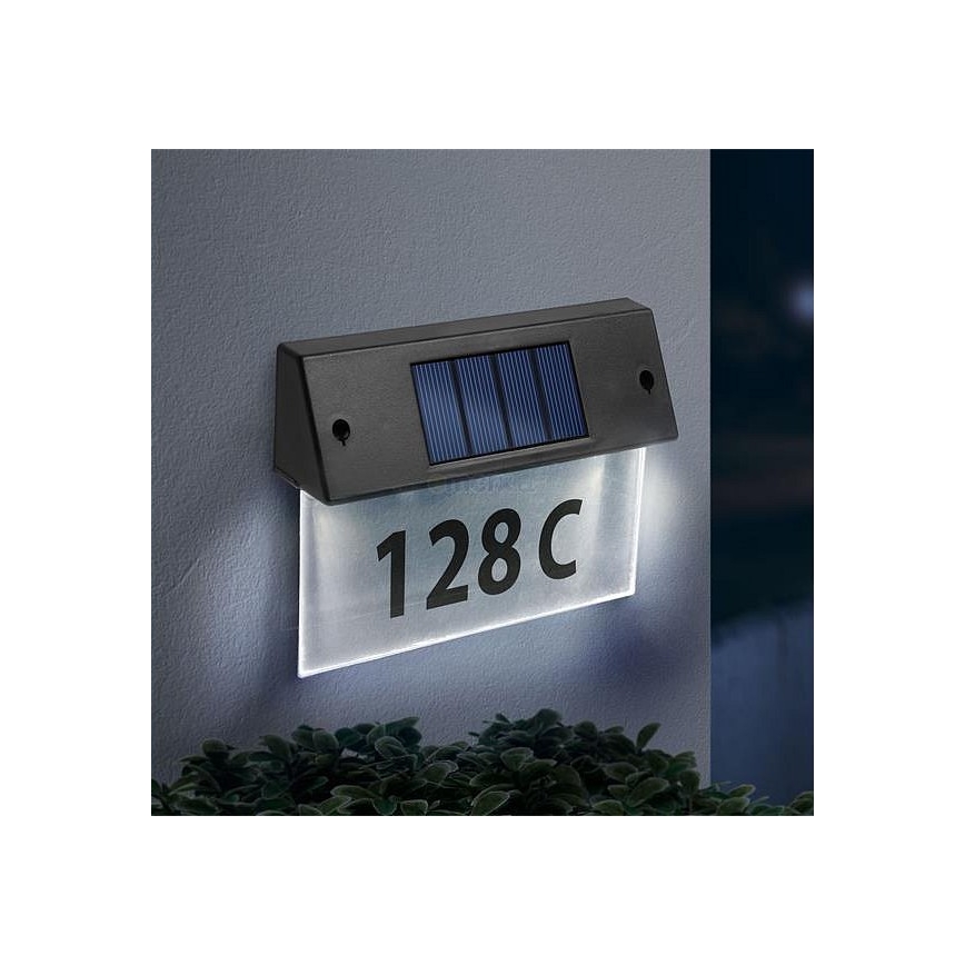 LED Numero civico solare LED/1,2V/600 mAh IP44