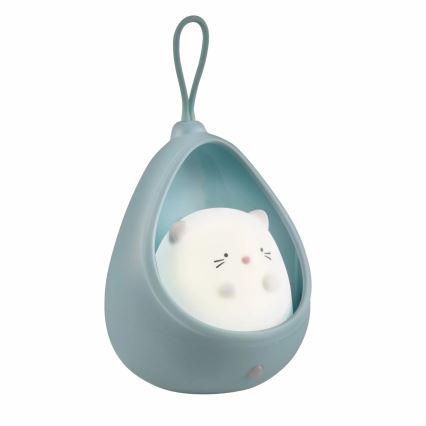 LED-Orientierungsleuchte für Kinder mit Sensor KITTY LED/0,5W/5V USB 1200 mAh blau