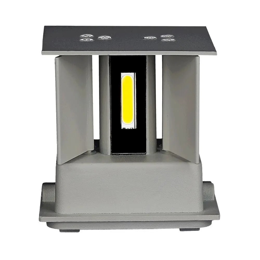 LED-Outdoor-Wandleuchte LED/11W/230V 3000K IP65 grau
