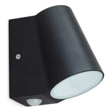 LED-Outdoor-Wandleuchte mit Sensor BUNOL LED/6W/230V IP44 schwarz