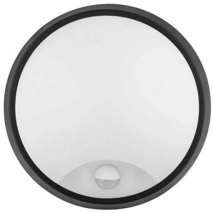 LED-Outdoor-Wandleuchte mit Sensor LED/12W/230V 3000/4000/6500K IP65 schwarz