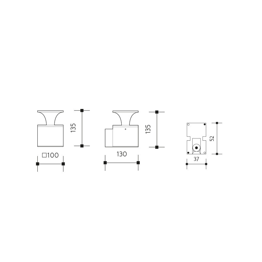 LED-Outdoor-Wandleuchte ORNELA LED/6W/230V 3000K IP54 anthrazit