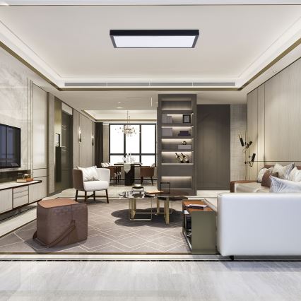 LED-Panel LED/36W/230V 4000K 30x60 cm schwarz