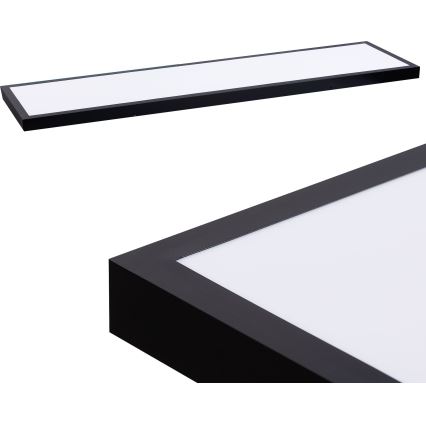 LED-Panel LED/60W/230V 4000K 30x120 cm schwarz