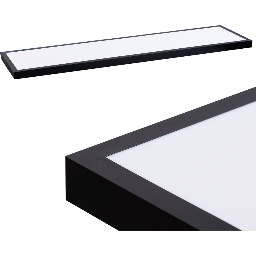 LED-Panel LED/60W/230V 4000K 30x120 cm schwarz