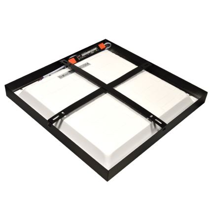 LED Panneau en saillie CHRIS LED/20W/230V 4000K 40x40 cm noir