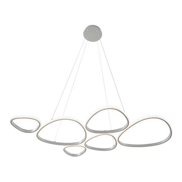 LED-Pendelleuchte an Drahtseil HELIX LED/61W/230V, silber