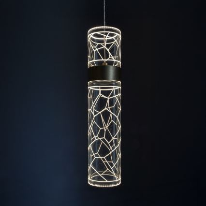 LED-Pendelleuchte an Drahtseil LAGOS LED/8W/230V, goldfarben