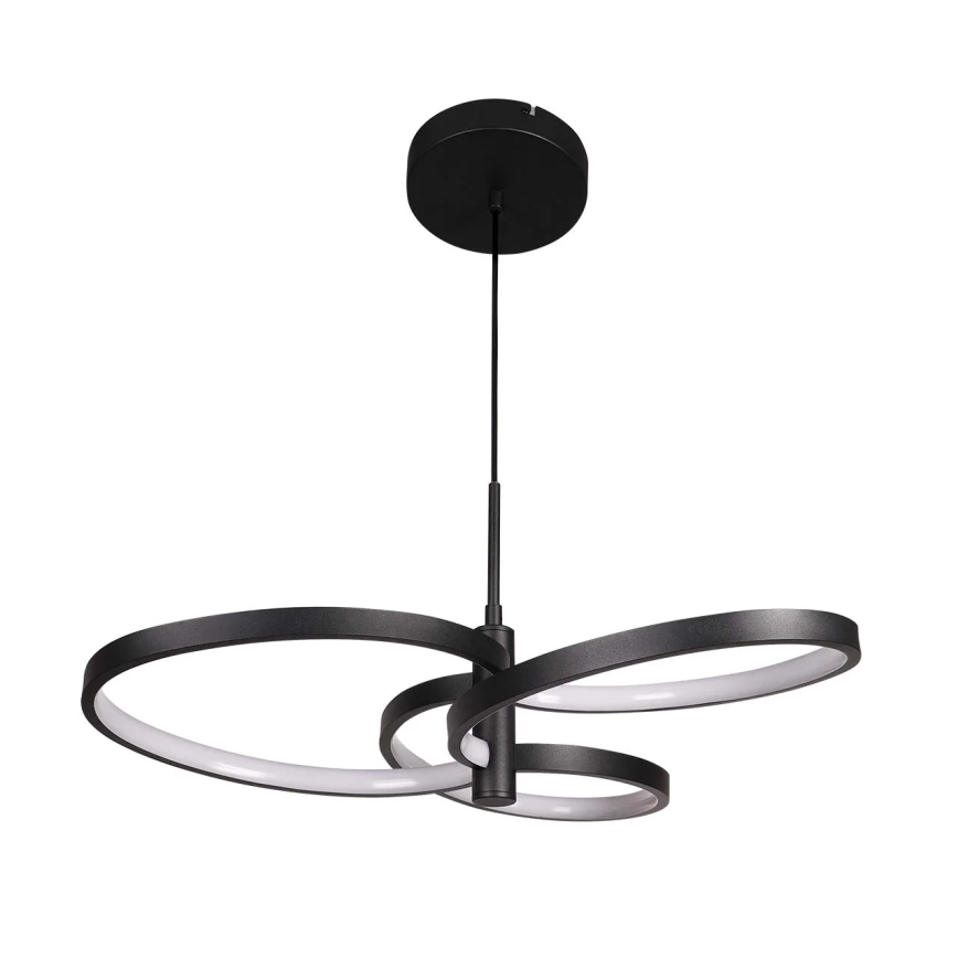 LED-Pendelleuchte an Drahtseil RIBBON LED/25W/230V 4000K schwarz