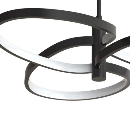 LED-Pendelleuchte an Drahtseil RIBBON LED/25W/230V 4000K schwarz