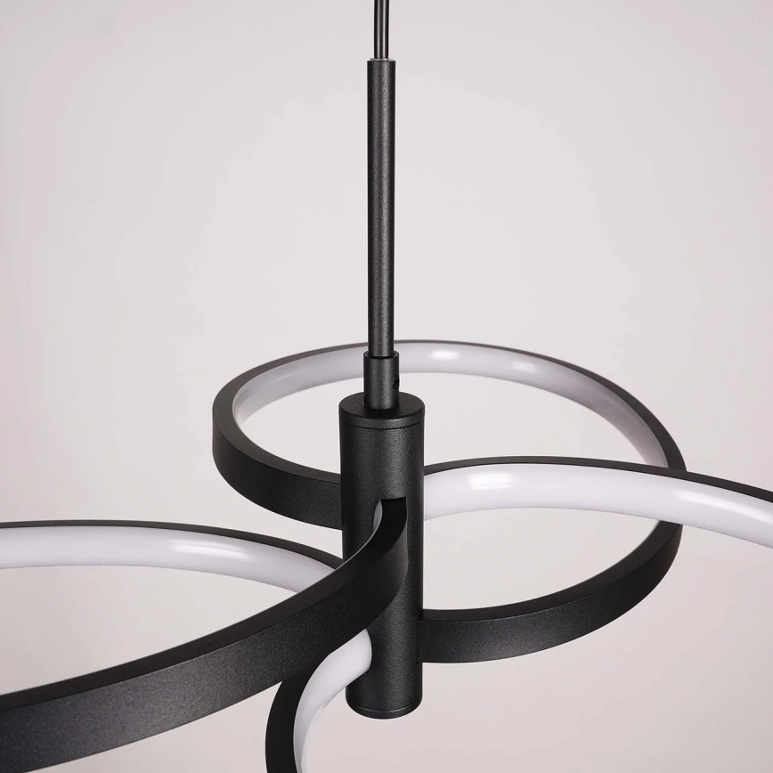 LED-Pendelleuchte an Drahtseil RIBBON LED/25W/230V 4000K schwarz