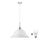 LED-Pendelleuchte an Kabel 1xE27/60W/230V weiß/transparent