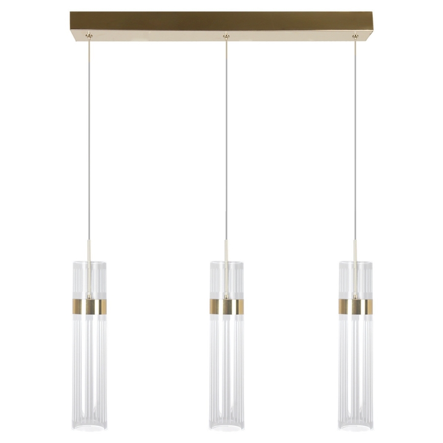 LED-Pendelleuchte an Kabel AMBIENTE 3xLED/6W/230V 3000/4000/6000K goldfarben