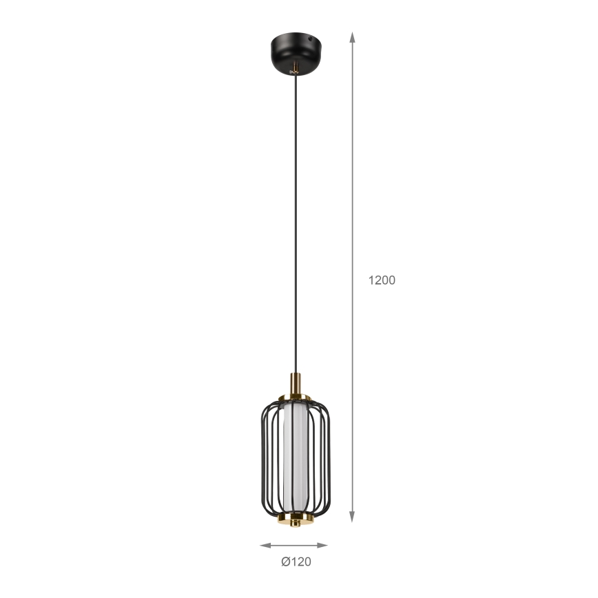 LED-Pendelleuchte an Kabel BONNIE LED/10W/230V 3000K schwarz