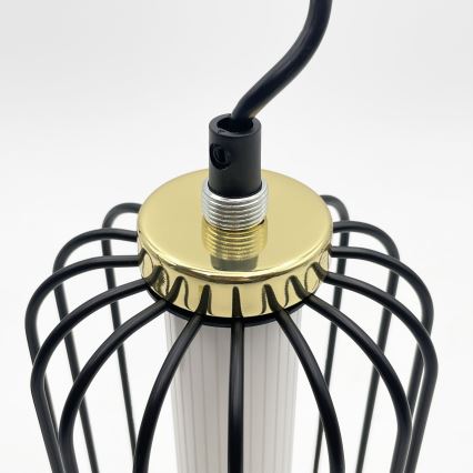 LED Pendelleuchte an Kabel BONNIE LED/15W/230V 3000K schwarz