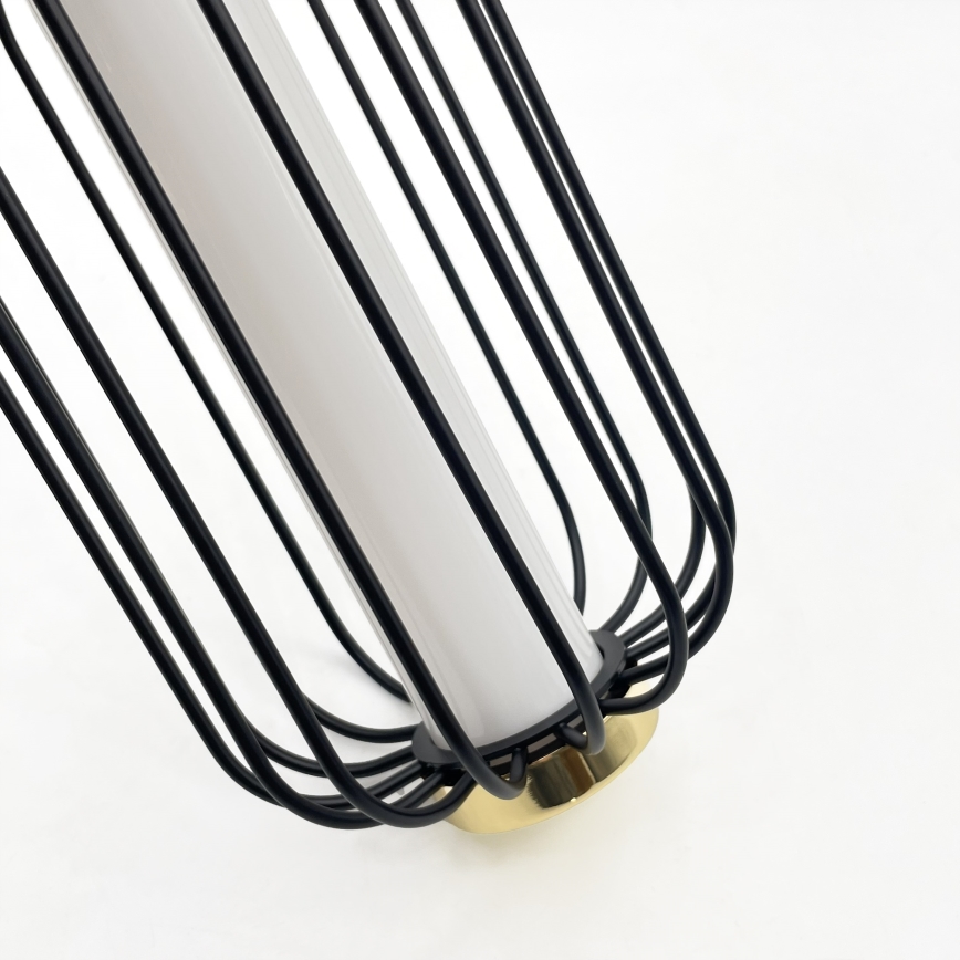 LED Pendelleuchte an Kabel BONNIE LED/15W/230V 3000K schwarz