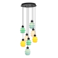 LED-Pendelleuchte an Kabel CACTUS 8xLED/2,8W/230V 3000K grün/gelb/weiß