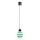 LED-Pendelleuchte an Kabel CACTUS LED/3W/230V 3000K schwarz/grün