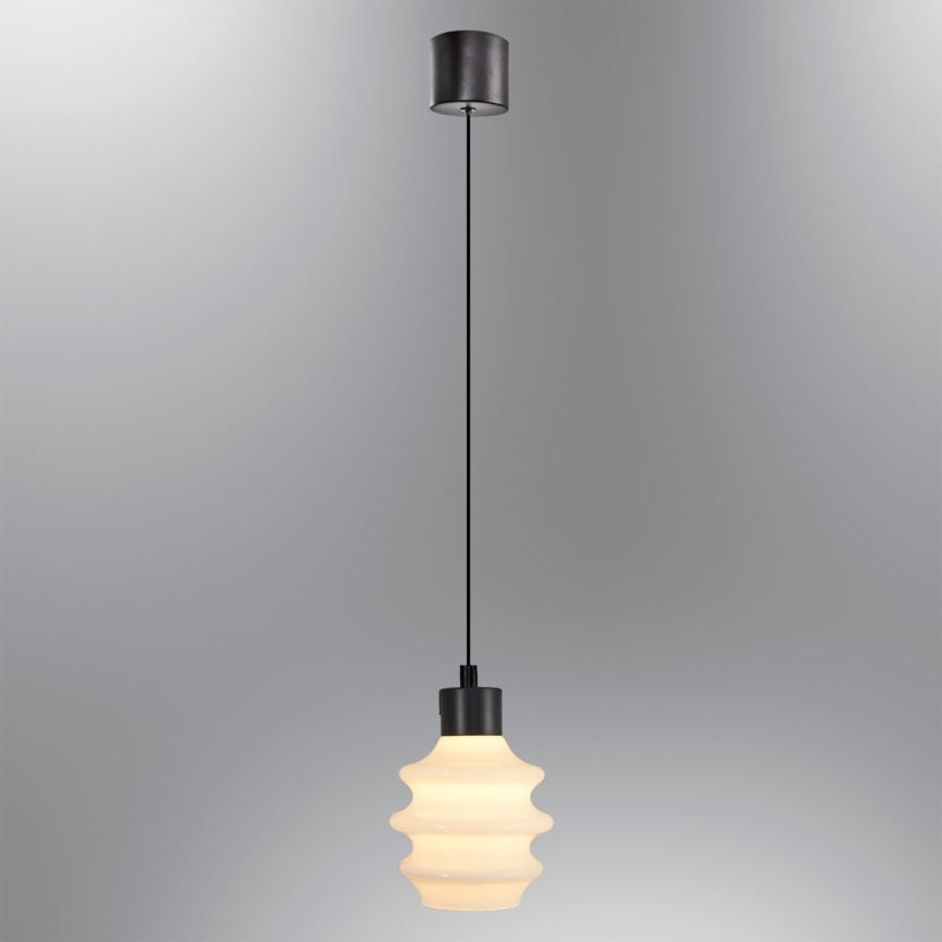 LED-Pendelleuchte an Kabel CACTUS LED/3W/230V 3000K schwarz/weiß