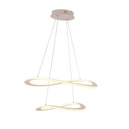 LED-Pendelleuchte an Kabel CASHMERE LED/75W/230V Ø 59,5 beige