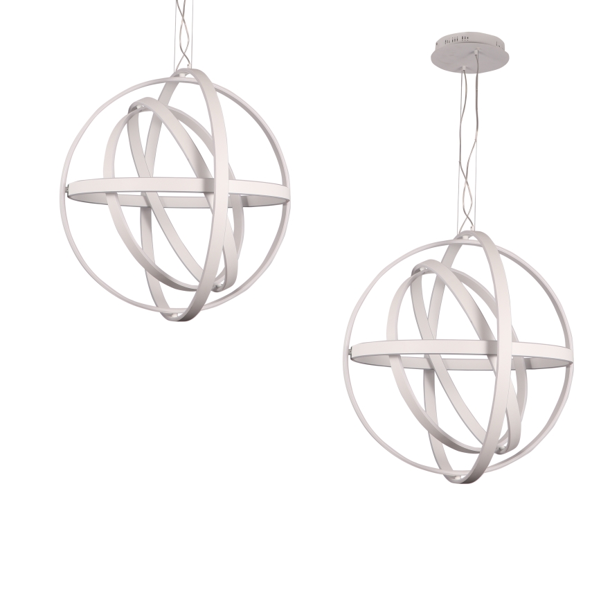 LED Pendelleuchte an Kabel COPERNICUS LED/260W/230V weiß