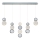 LED-Pendelleuchte an Kabel CREMONA LED/27W/230V 3000K mattchrom