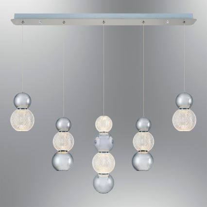 LED-Pendelleuchte an Kabel CREMONA LED/27W/230V 3000K mattchrom