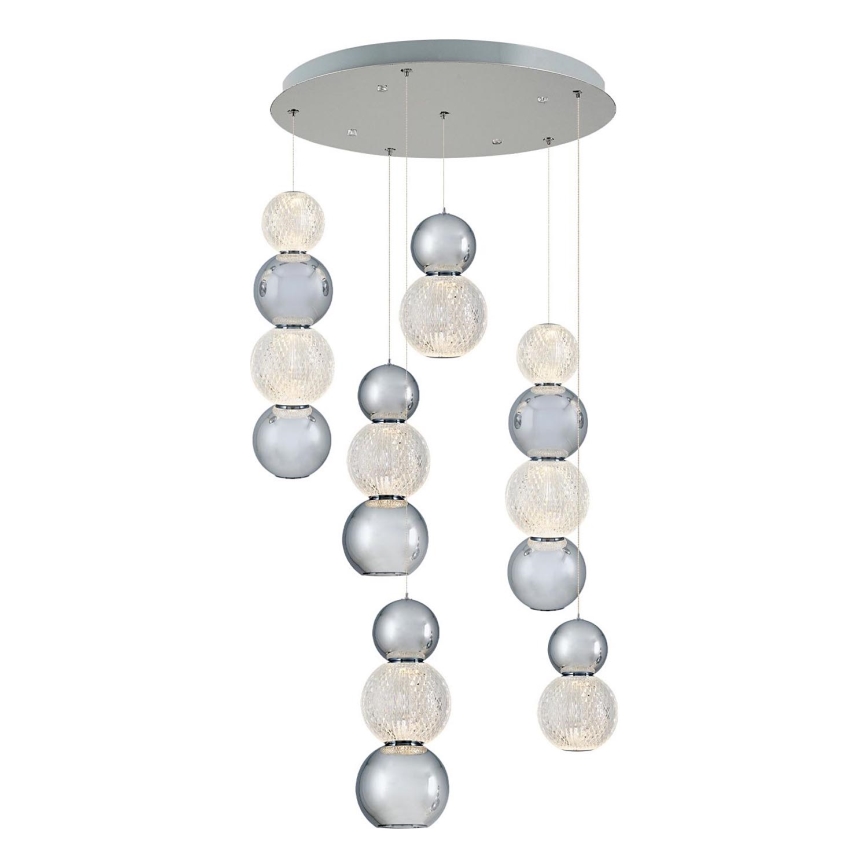 LED-Pendelleuchte an Kabel CREMONA LED/34W/230V 3000K matt-chrom