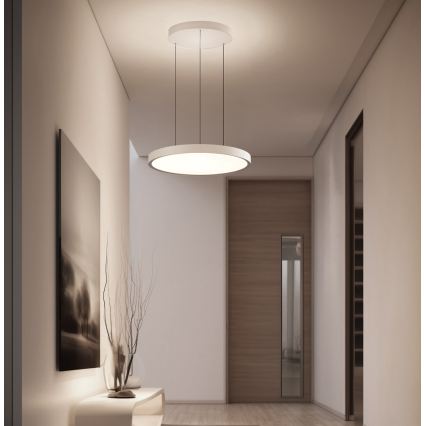 LED-Pendelleuchte an Kabel DENVER LED/76W/230V beige