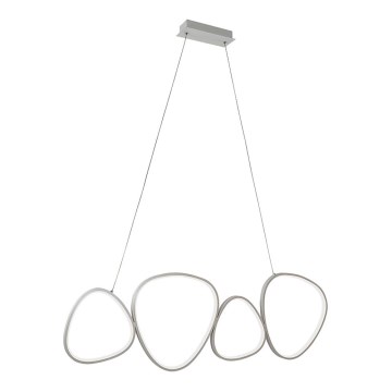 LED-Pendelleuchte an Kabel HELIX LED/50W/230V silber